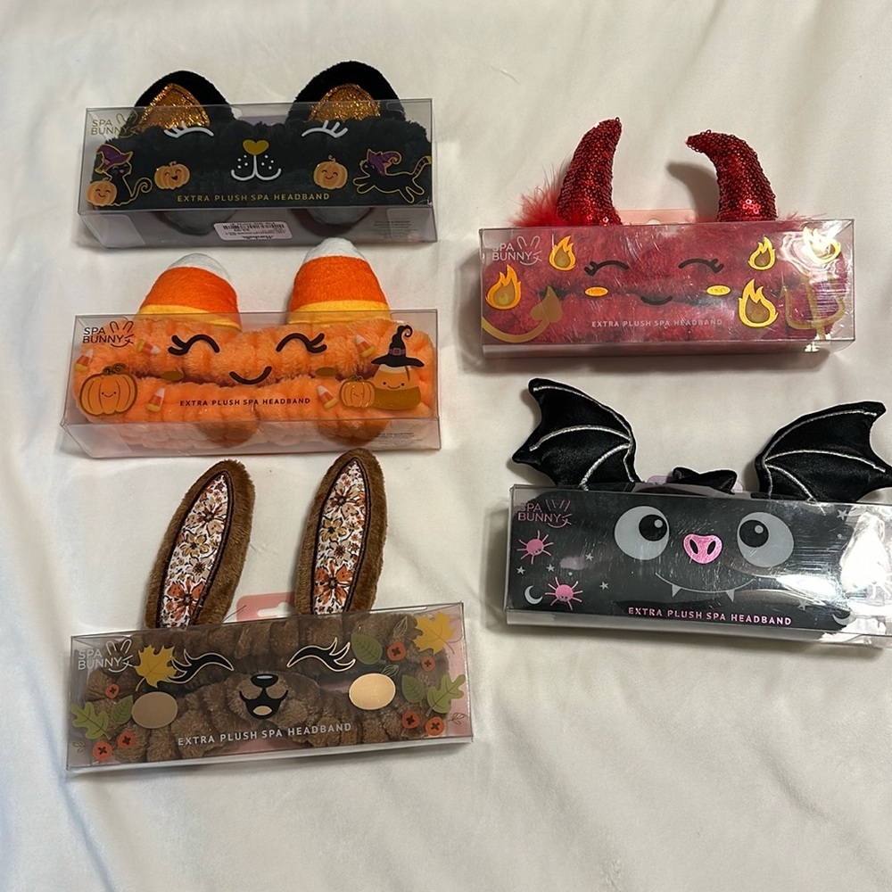 Plush spa headbands (PICK ONE) NWT